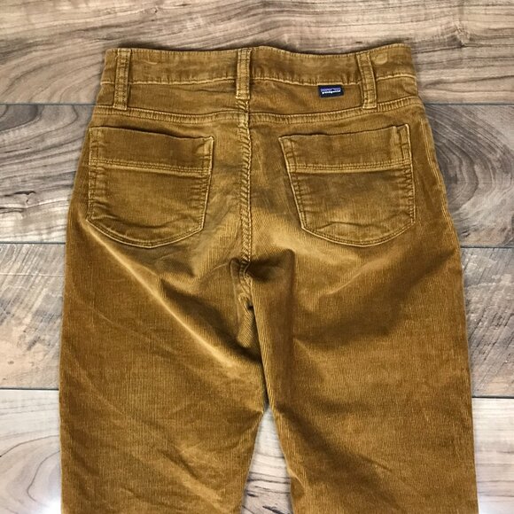 Patagonia Worn Wear Corduroy Pants Size 24 (US 00) Saddle Brown Straight Leg - Picture 5 of 7